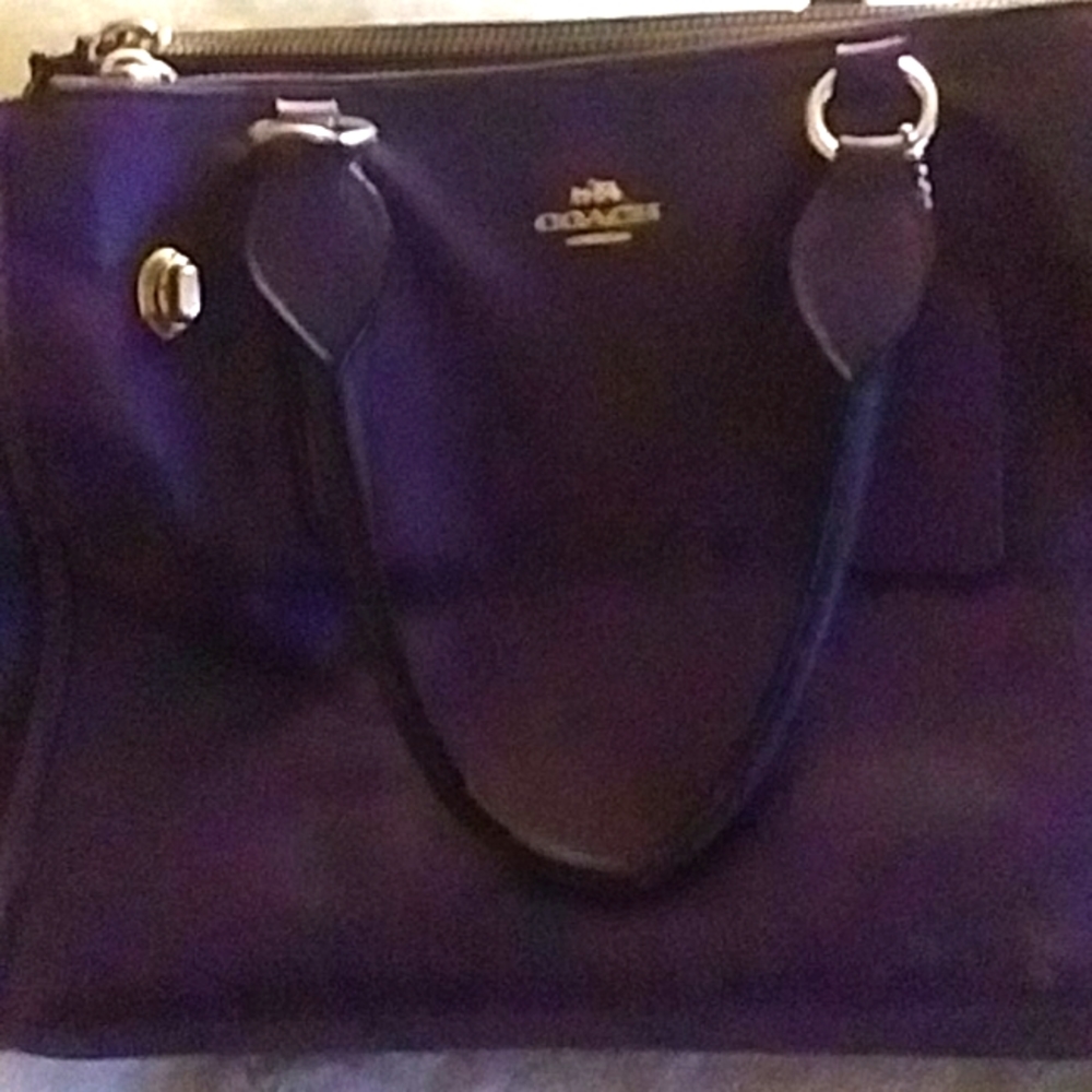 Purple Coach Bag